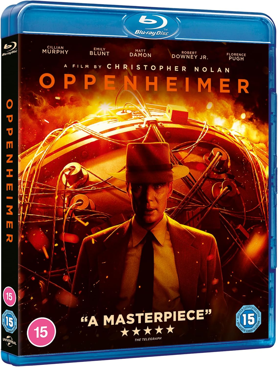 Detalle 2 de Universal Pictures Oppenheimer Blu-ray (2023), Region Free, with bonus features