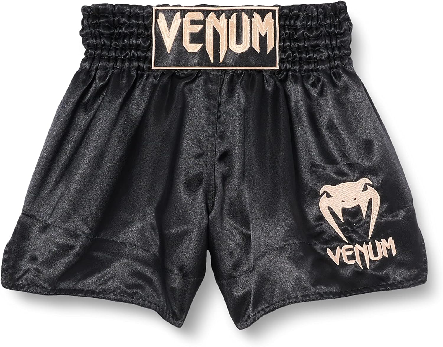 Thumbnail 5 de VENUM Classic Muay Thai Shorts - Nero/Nero: leggerezza, mobilità e stile sobrio