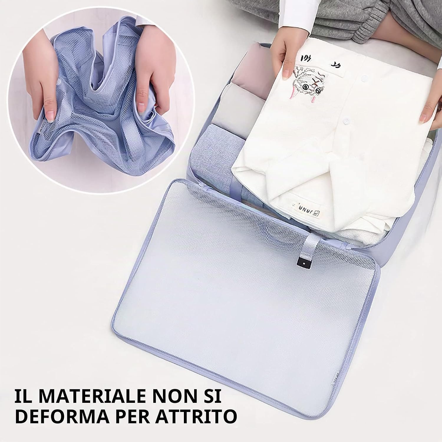 Thumbnail 4 de AiQInu Organizer Valigie 7 Pezzi set waterproof per viaggio (cubi, tasche e borsa scarpe)