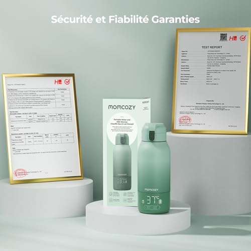 Thumbnail 8 de Momcozy Chauffe-Biberon Portable 500 ml: réchauffe rapide et sans fil pour voyage