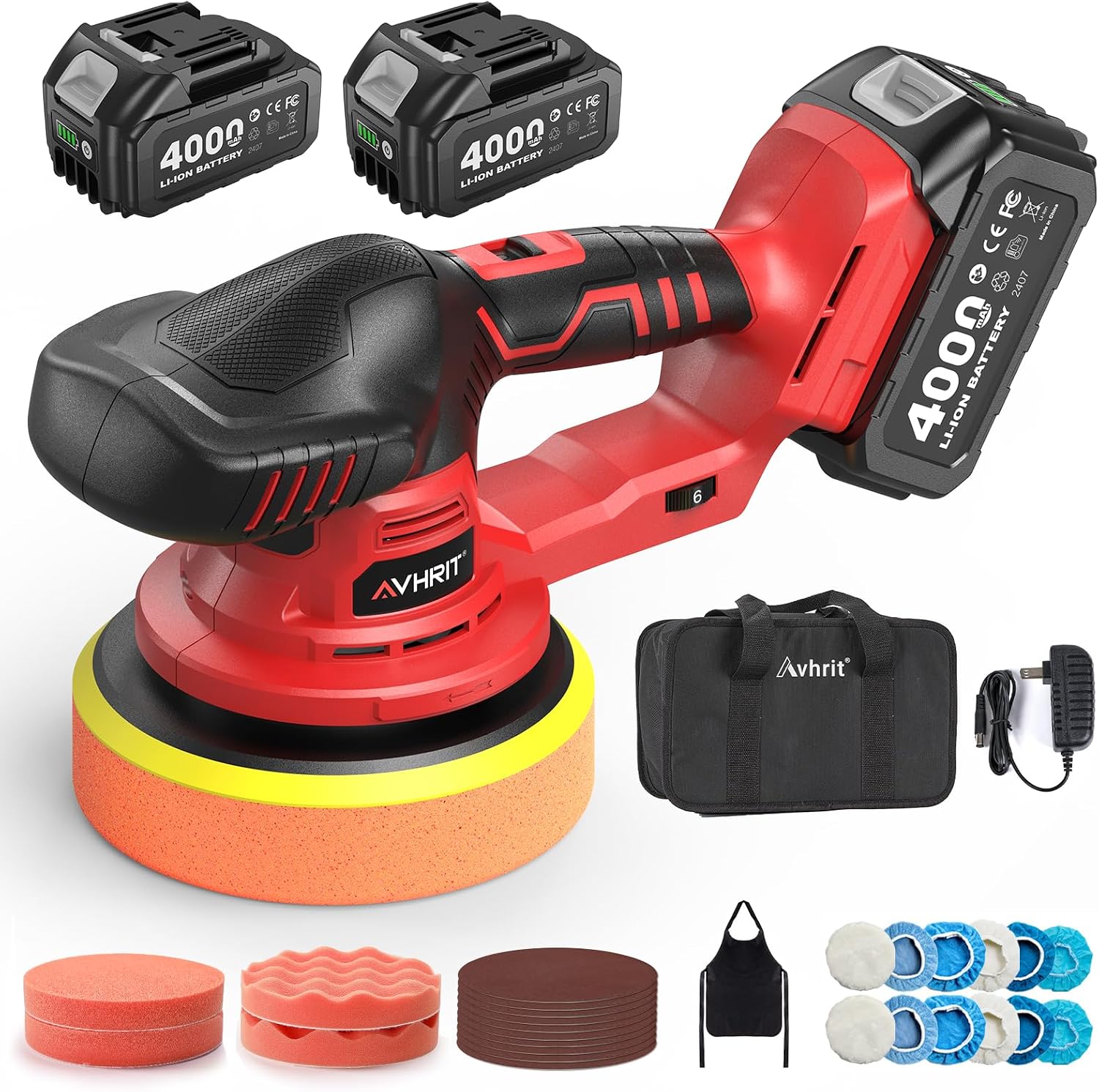 Detalle de Avhrit Updated Cordless Polisher 5500 RPM