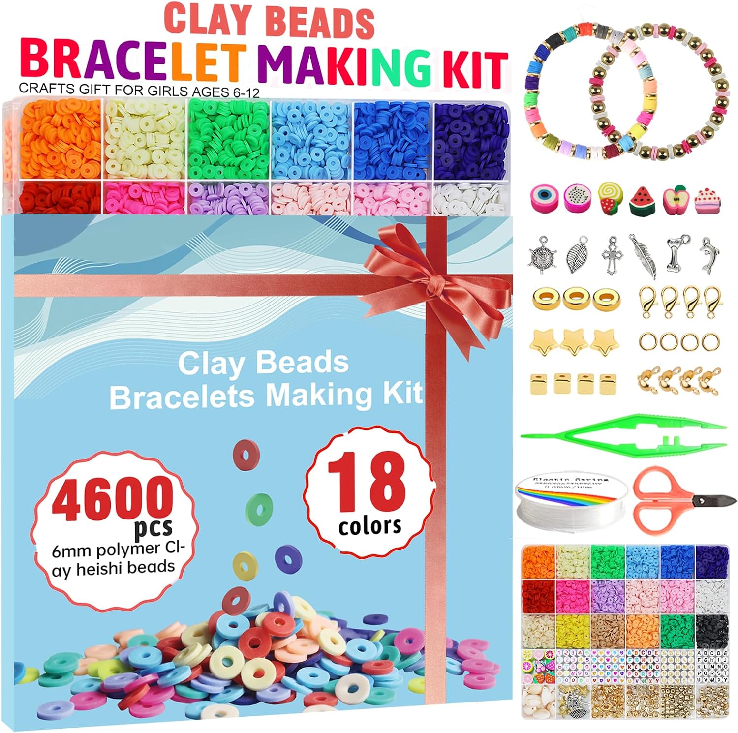 Detalle 2 de Hbnlai Bracelet-Making Kit, 5300 Pieces