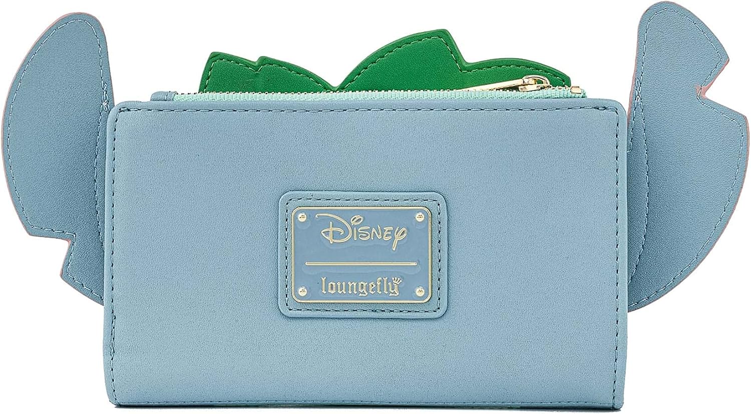 Detalle de Disney Lilo & Stitch ルアウ 二つ折り財布 フェイクレザー・ジップ式・マルチカラー
