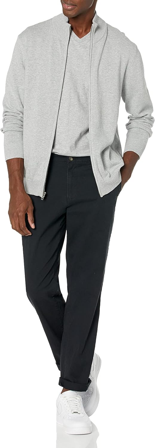 Thumbnail 3 de Men’s Full-Zip Cotton Sweater