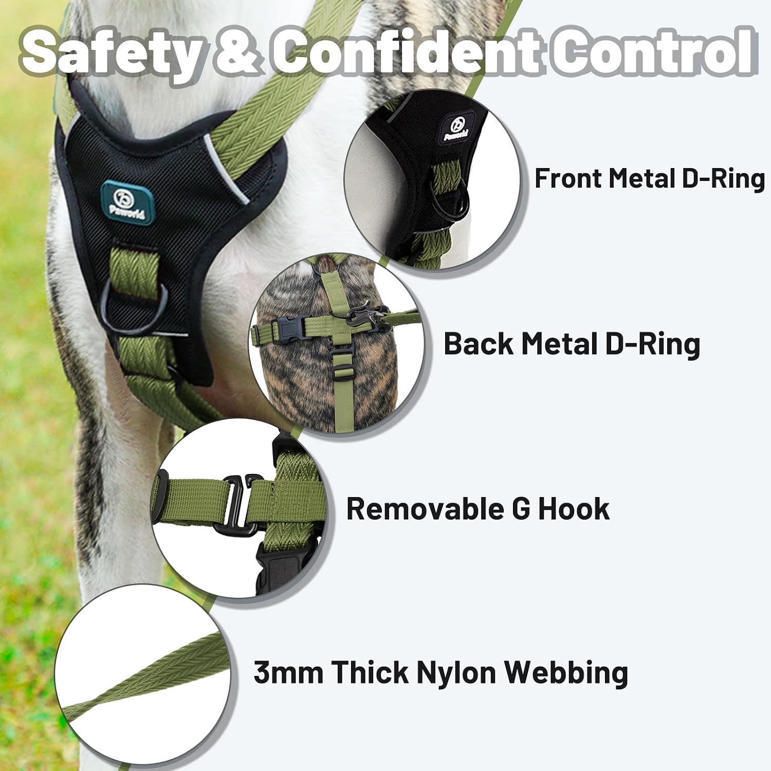 Thumbnail 4 de Paworld Escape Proof Dog Harness