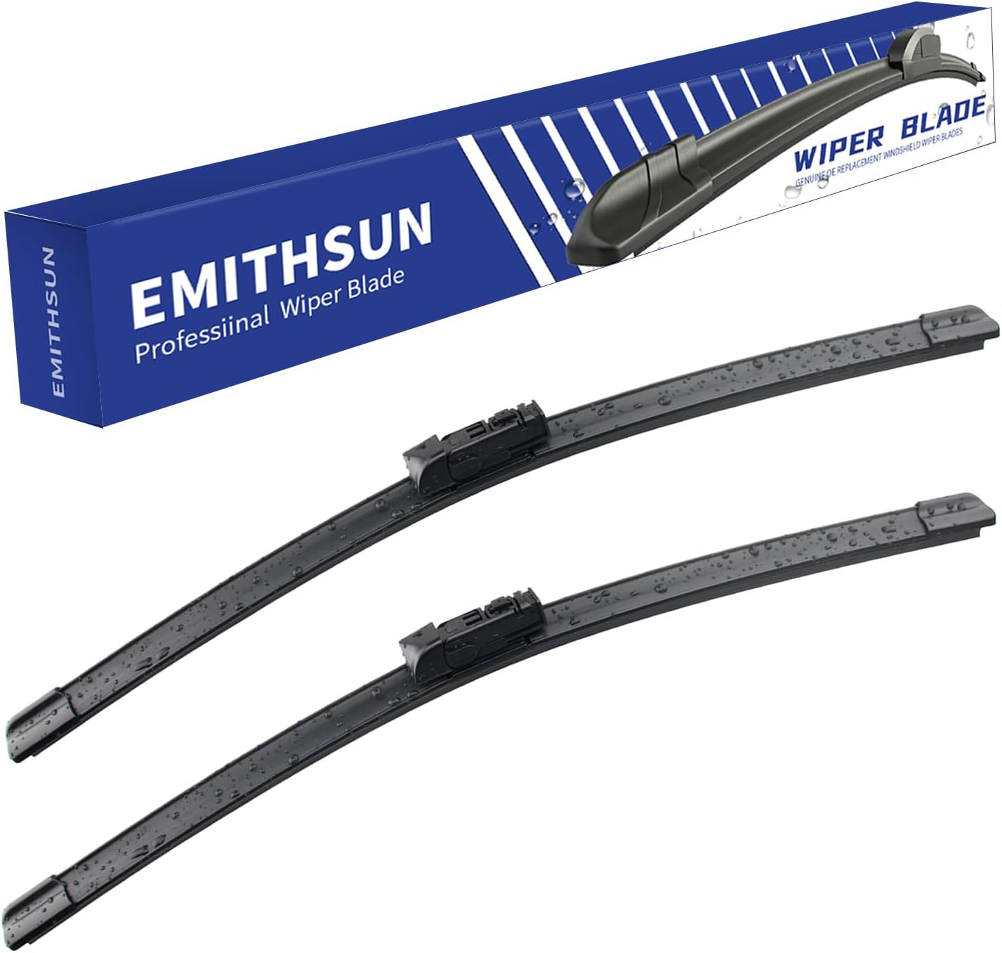 Detalle de EMITHSUN Windshield Wipers 28"+16