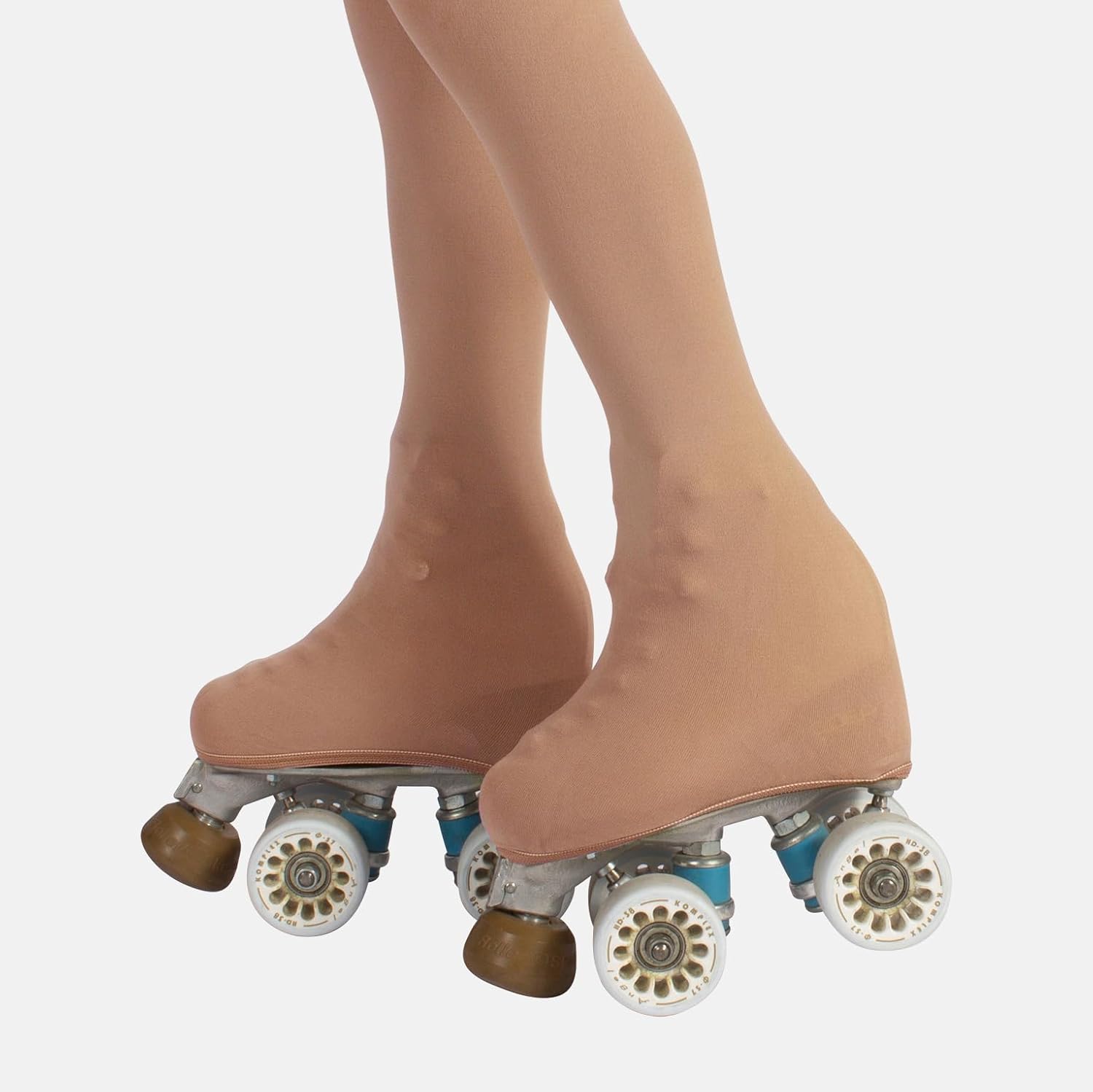 Detalle de CALZITALY Collant Copripattino Pattinaggio Bimba – 70 DEN, vestibilità 3D, made in Italy