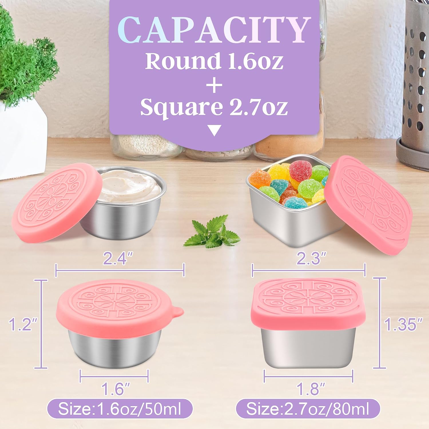 Detalle 2 de Stainless Steel Salad Dressing Containers
