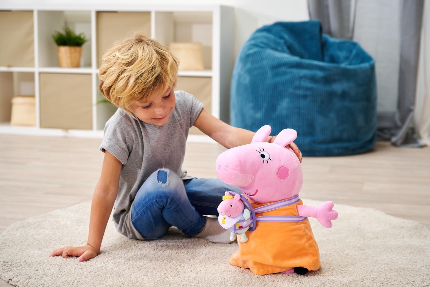 Thumbnail 6 de Simba 109261502 Mummy Pig and Baby Evie Plush Toy, 33 cm