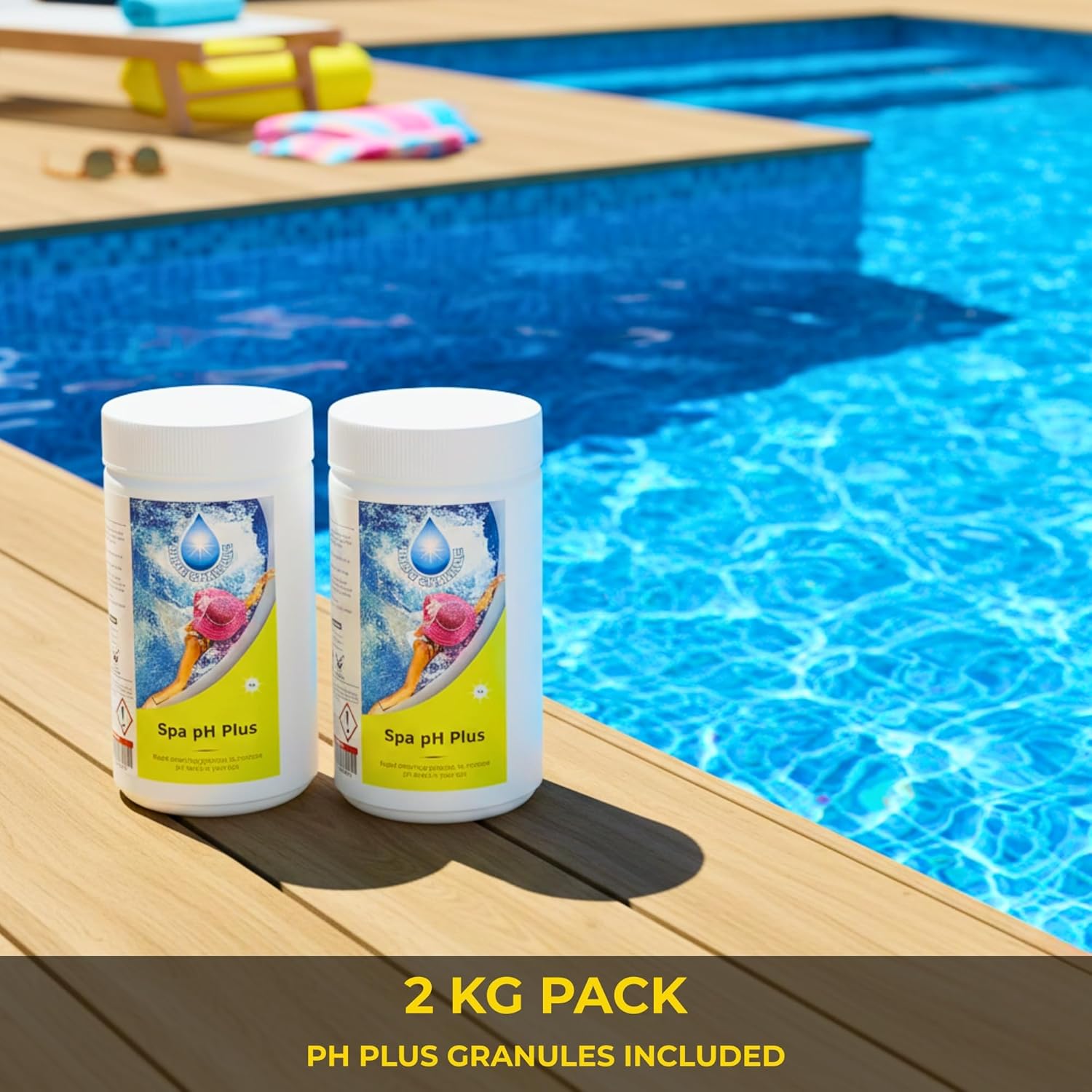 Thumbnail 2 de 2 kg pH Plus Increaser Granules for Hot Tubs and Swimming Pools