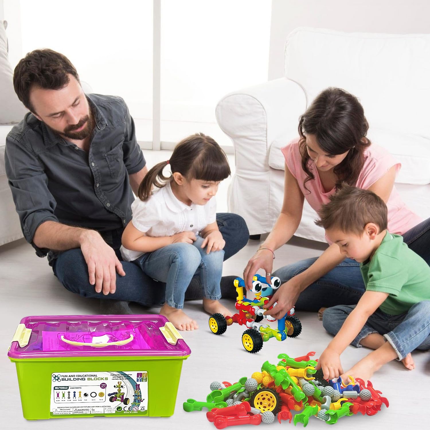 Thumbnail 6 de Huaker 180-Piece STEM Building Set for Kids 🧩