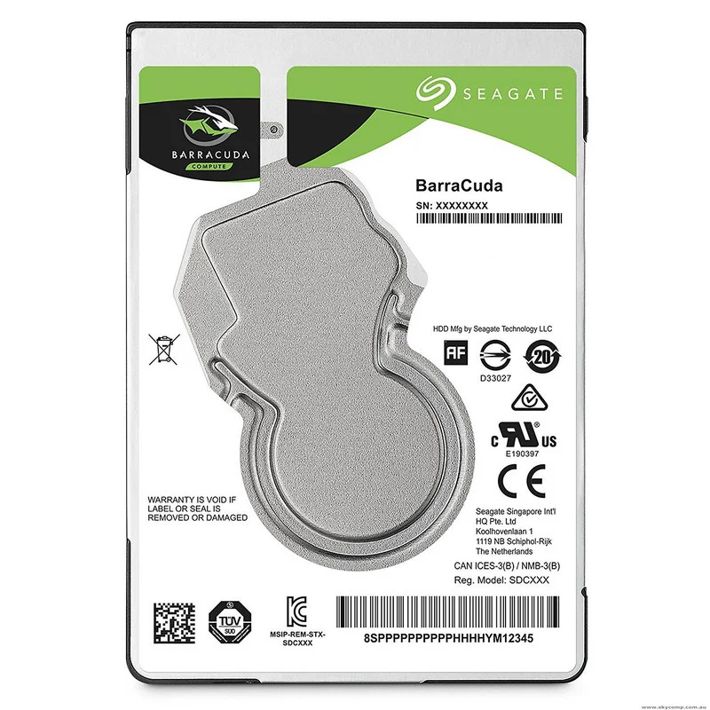 Detalle de Seagate BarraCuda 1TB SATA3 2.5 pulgadas