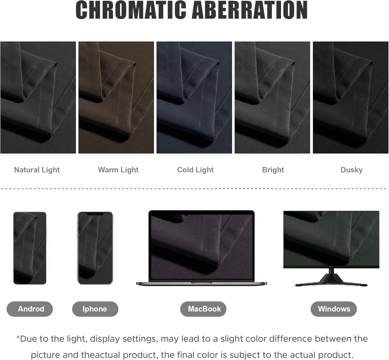 Thumbnail 4 de BONZER Waterproof Outdoor Curtains (1 Panel) 150W x 84L in, Charcoal