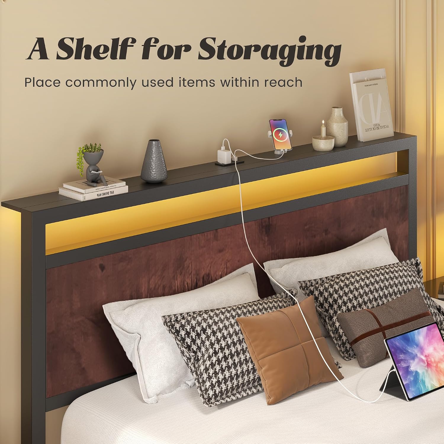 Thumbnail 6 de Fluest Queen Bed Frame