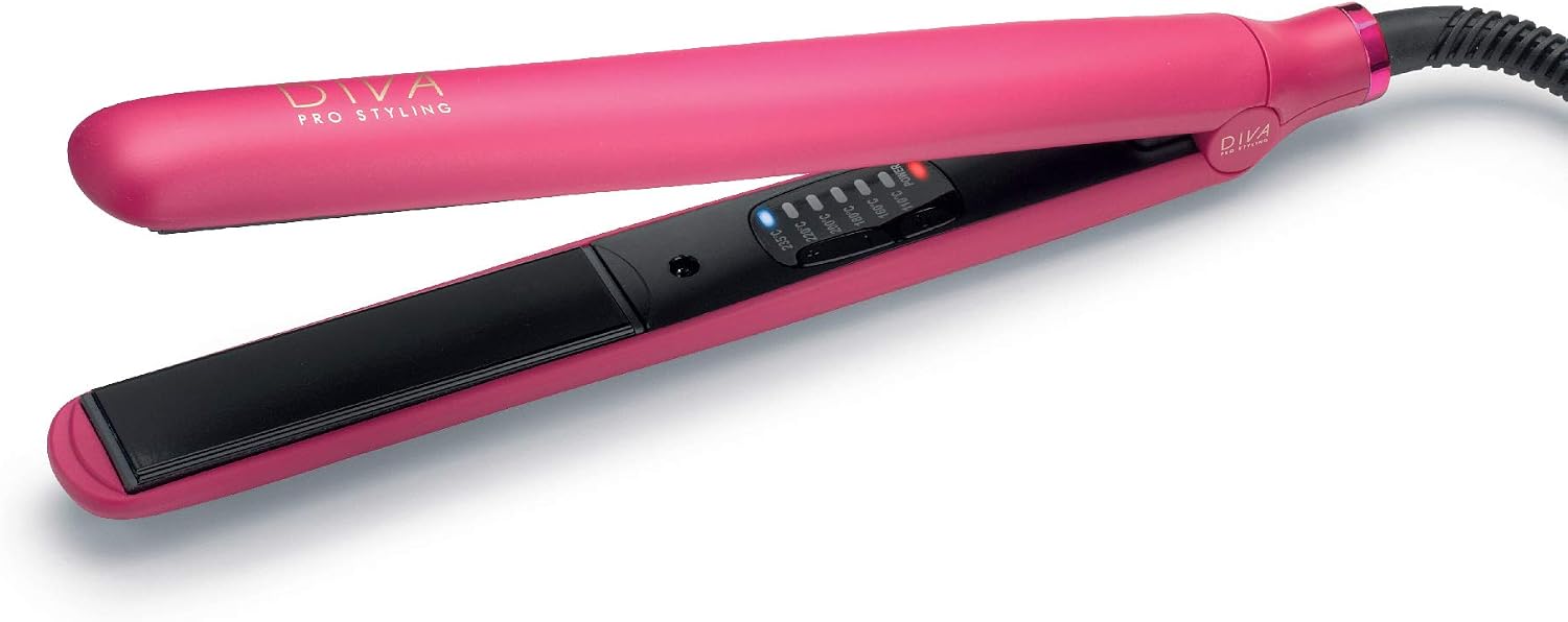 Detalle de Diva Pro Styling cyfrowa prostownica ceramiczna, 110–235°C, kabel 3 m