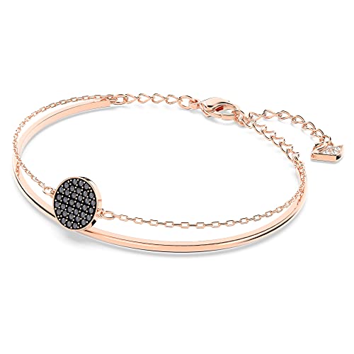 Detalle 2 de Swarovski Brazalete Ginger gris baño oro rosa 💍