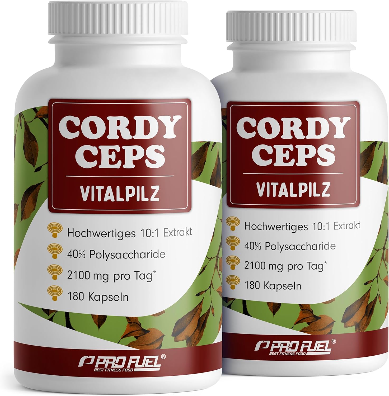 Thumbnail 6 de Cordyceps Kapseln 180x – 2100 mg Vitalpilz-Extrakt (10:1, 40% Polysaccharide) von Vitalpilz