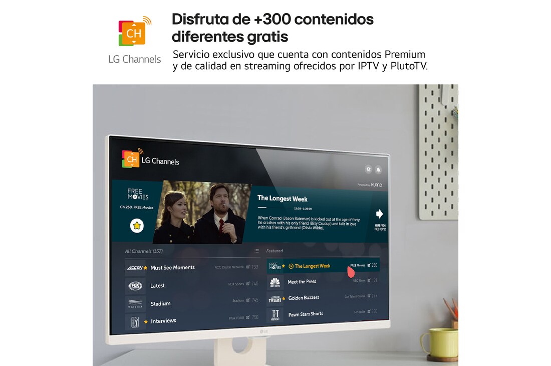 Thumbnail 4 de LG 27U511SAX-W Monitor Smart 27" FHD IPS
