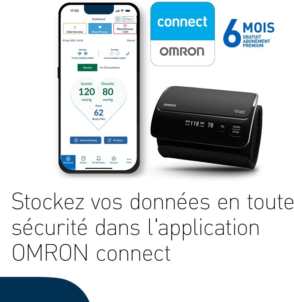 Detalle 2 de OMRON EVOLV tensiomètre bras 22–42 cm 🩺