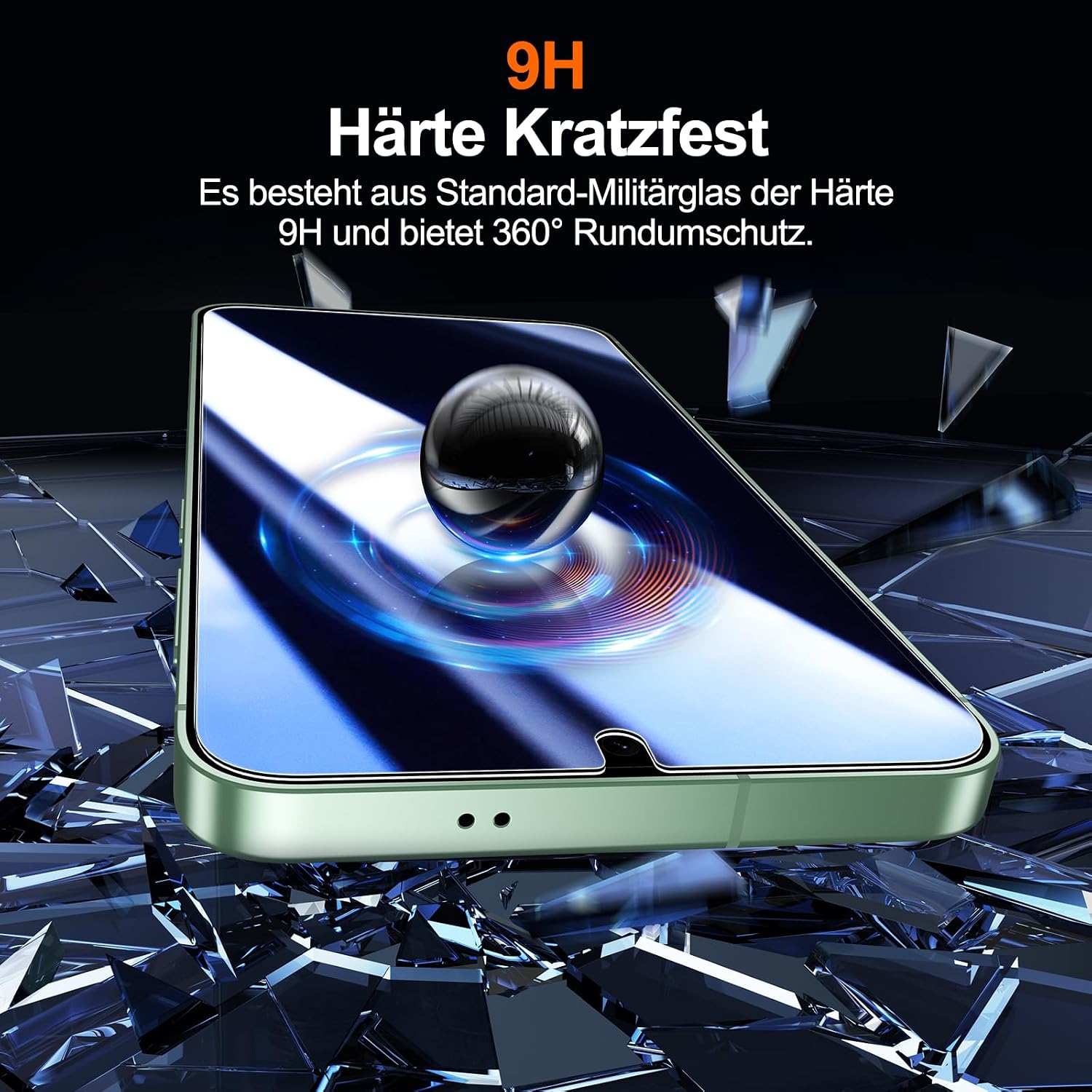 Thumbnail 3 de UniqueMe Displayschutz Samsung Galaxy S25 9H