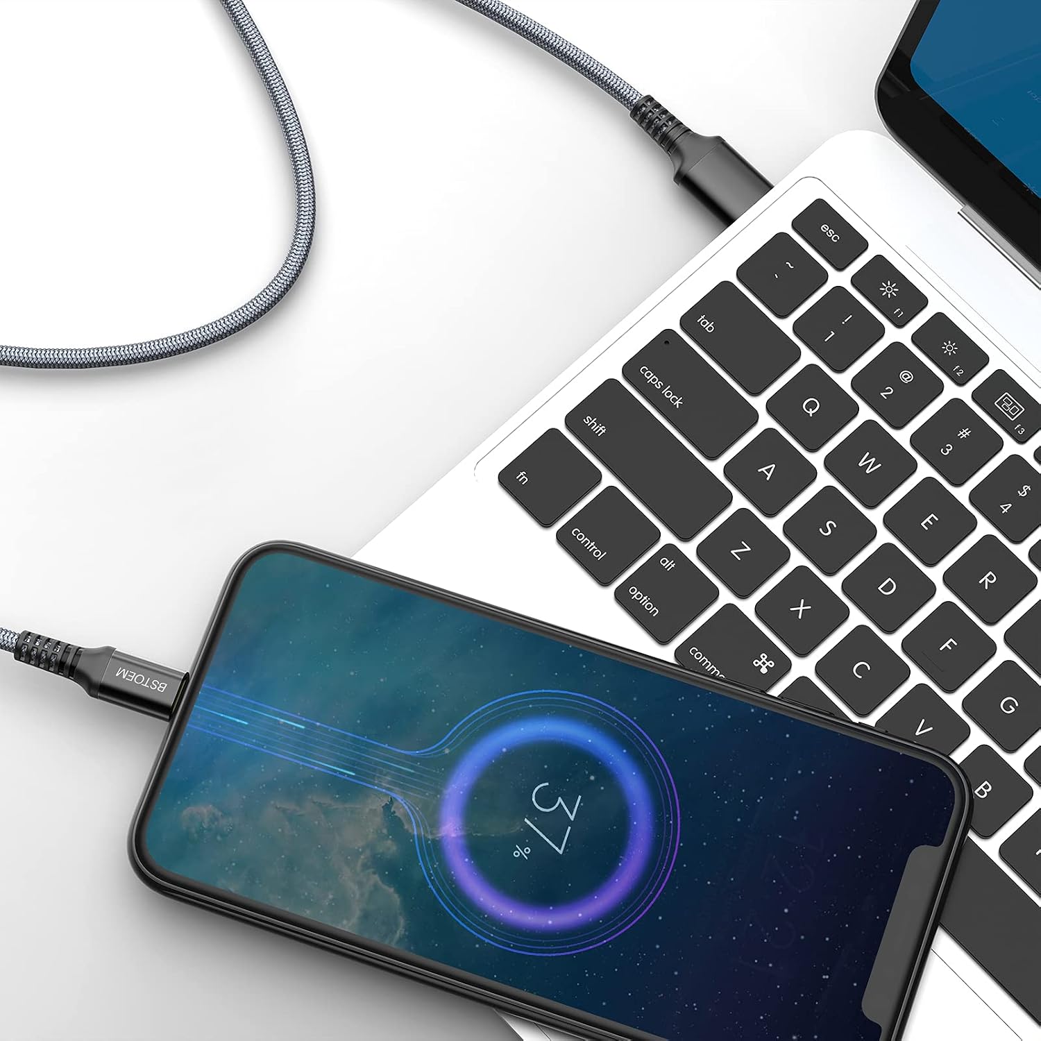 Thumbnail 5 de BSTOEM USB Type-Cケーブル 3m 2本セット PD 60W・データ転送対応