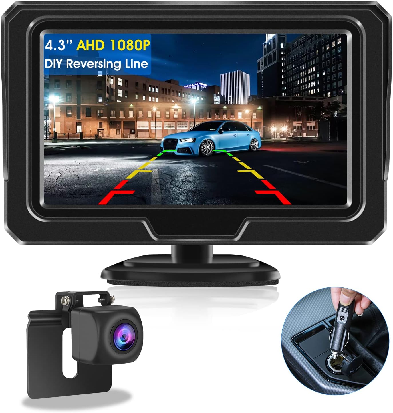 Detalle de Reversing Camera Kit AHD 1080P 4.3" Monitor