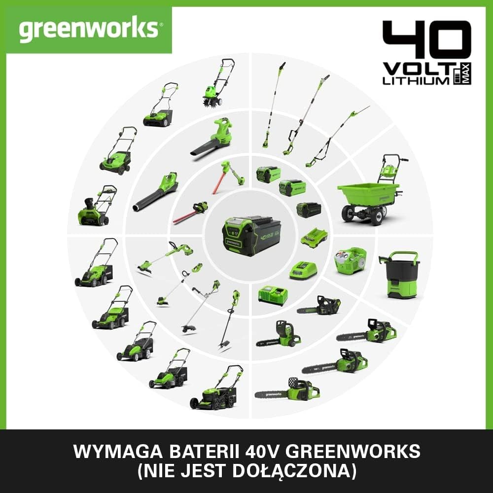 Thumbnail 5 de Greenworks 01-0000027087VT – kultywator akumulatorowy 40 V, szer. 21–25 cm