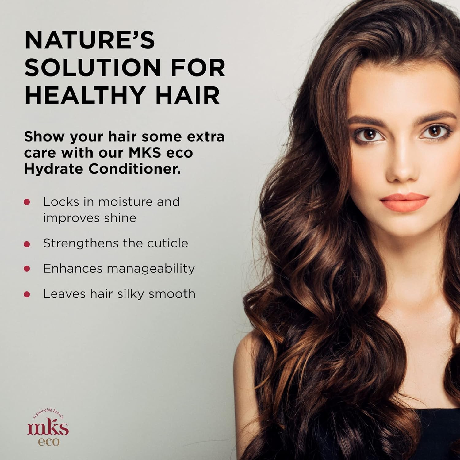 Detalle de Balsamo MKS eco Hydrate – Fragranza originale, 25 fl oz: nutriente e idratante per capelli forti