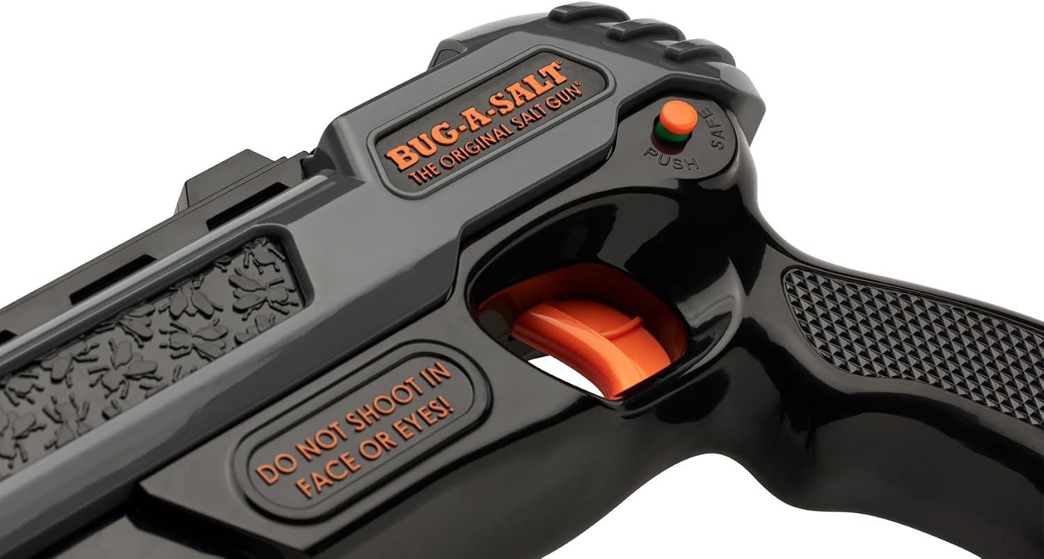 Detalle de Bug-A-Salt 3.0 Black Fly Edition zoutschieter voor vliegen met vizier
