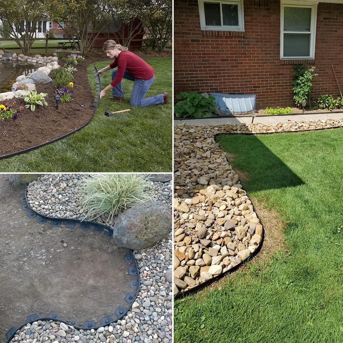 Thumbnail 6 de 10M Garden Edging Borders 10cm high