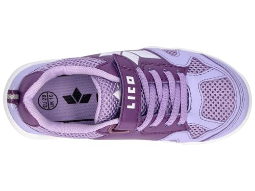 Detalle de Lico Unisex Hallenturnschuhe VS Kinder Sport – Lila/Weiß, EU 36