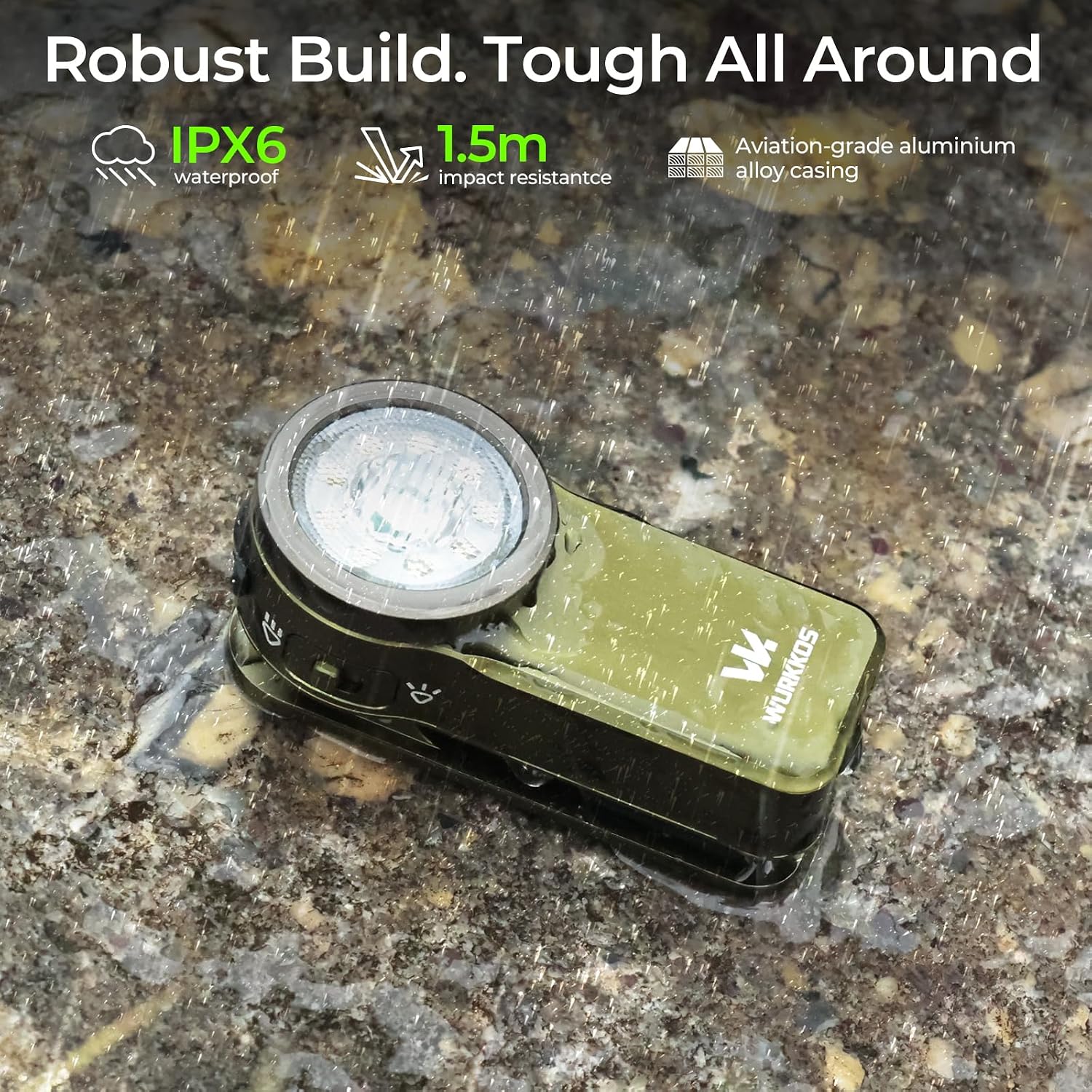 Detalle de Wurkkos EDC Flashlight HD03