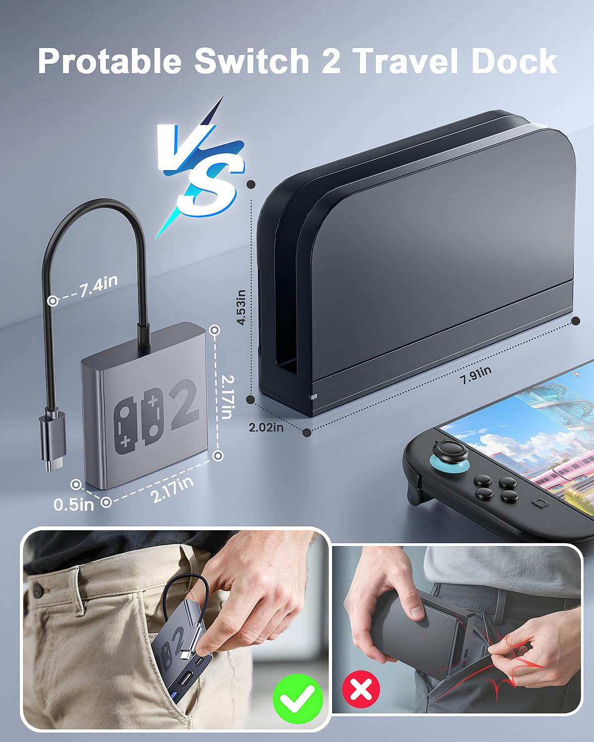 Thumbnail 5 de Bemkiru Switch 2 Dock 4K
