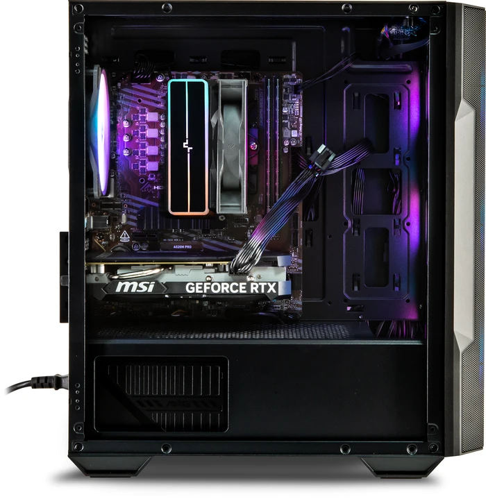 Thumbnail 12 de Cobalt x Powered by MSI Velocity 2.0 Gaming-PC mit AMD Ryzen 7, RTX 5060, 32 GB RAM und 1 TB SSD