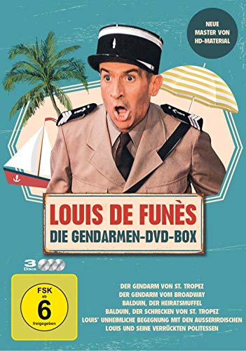 Detalle de Louis de Funes – Gendarmen Blu-ray Box (LEONINE) – Boxset, zuverlässige Veröffentlichung