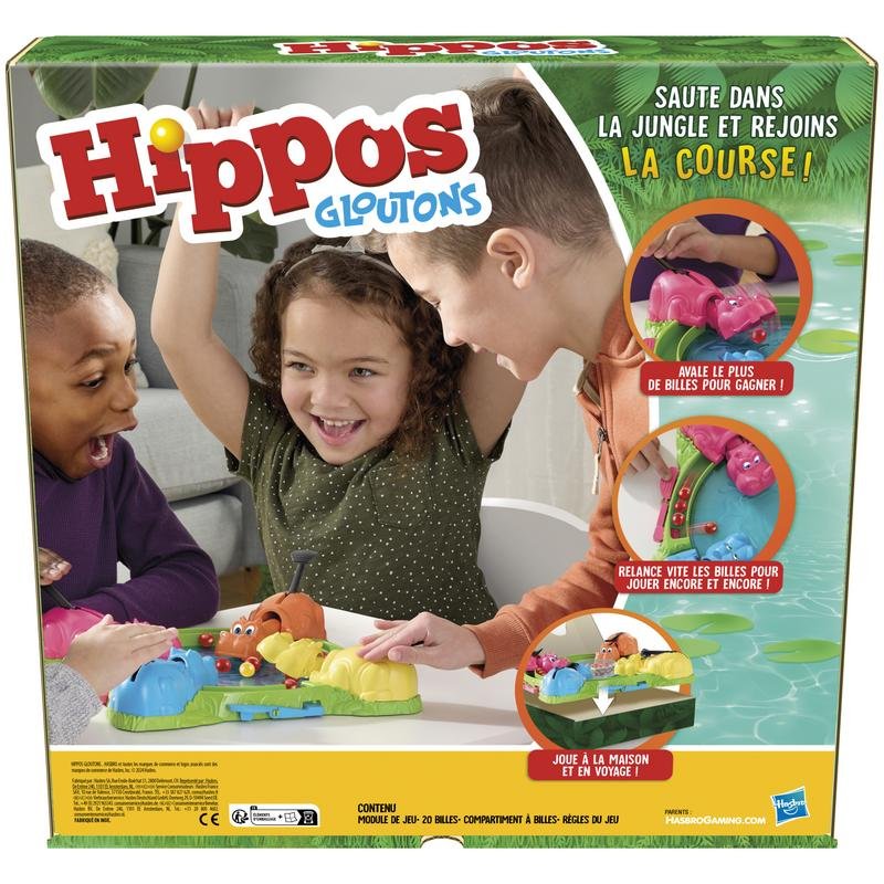 Detalle de Juego de tablero Tragabolas Comilón para niños desde 4 años – Hasbro Gaming