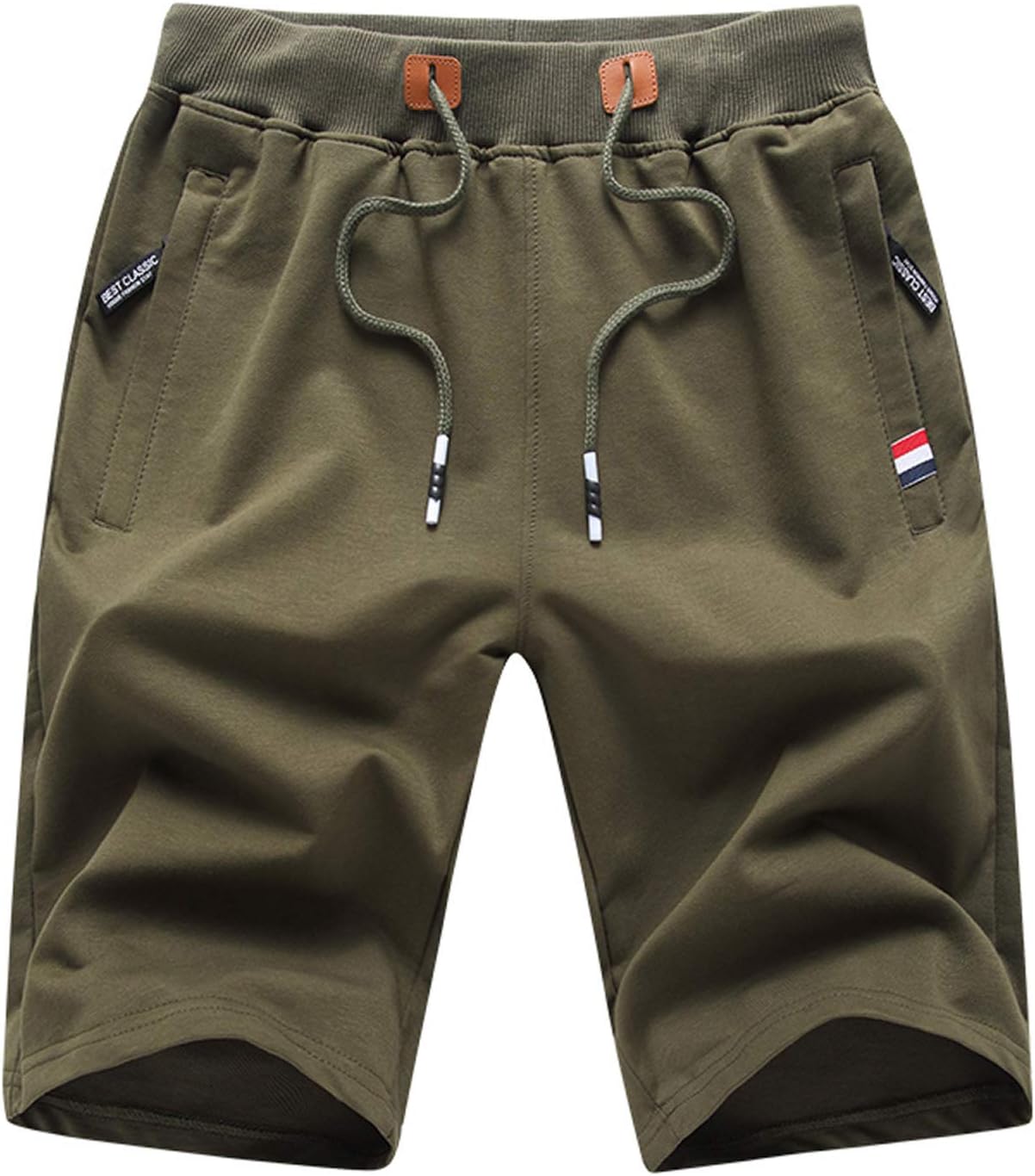 Thumbnail 6 de JustSun Men's Casual Sports Joggers Shorts with Elastic Waist and Zip Pockets