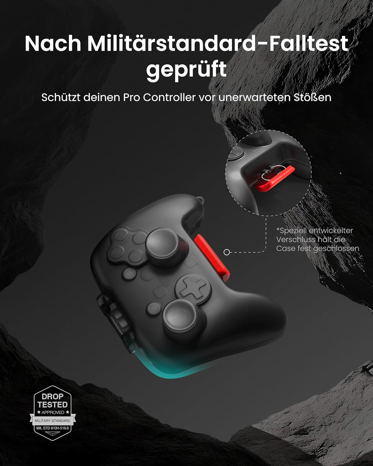Detalle 2 de tomtoc Switch 2 Pro Case 2025