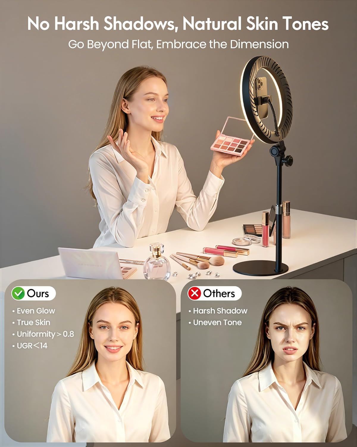Detalle 2 de 10.5" Ring Light for Desktop
