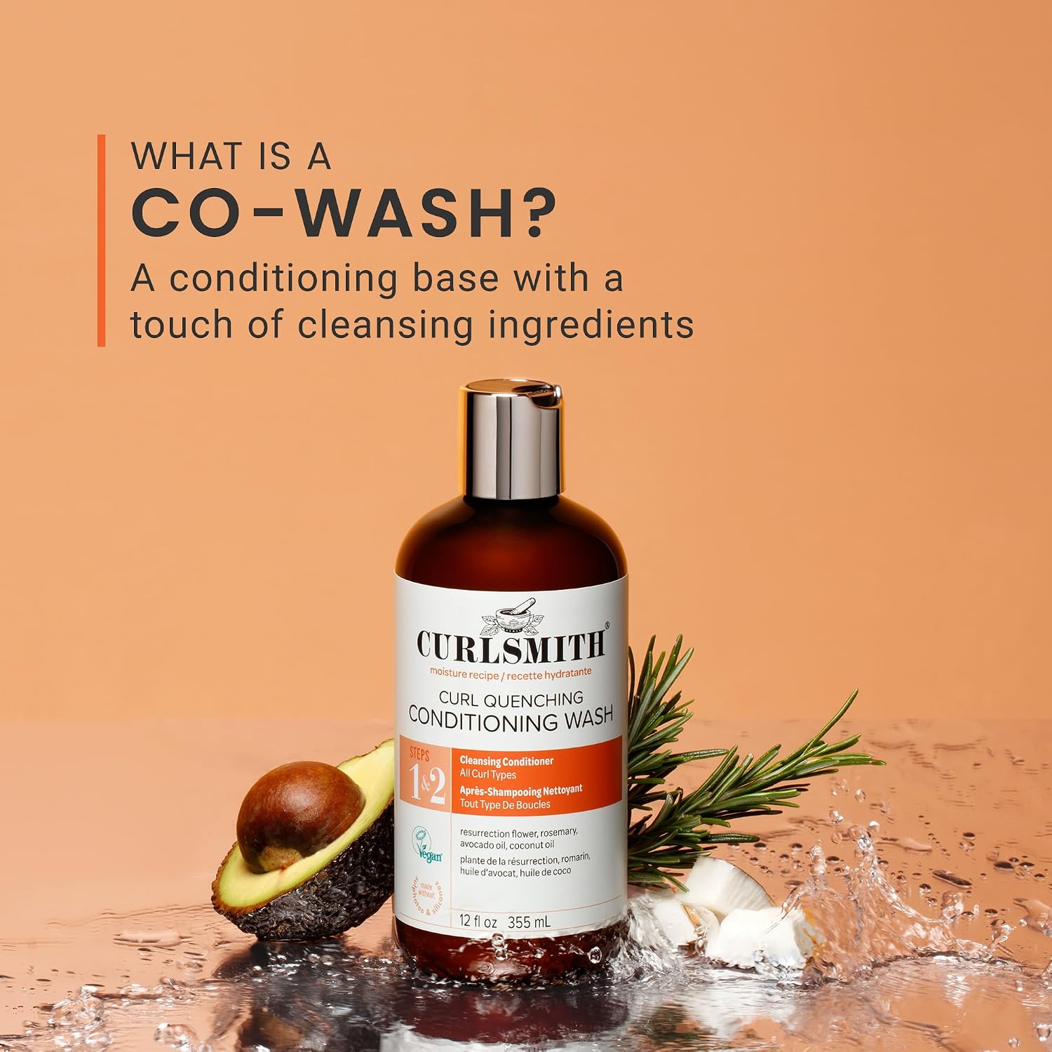 Thumbnail 3 de Curlsmith Curl Quenching Conditioning Wash 355 ml