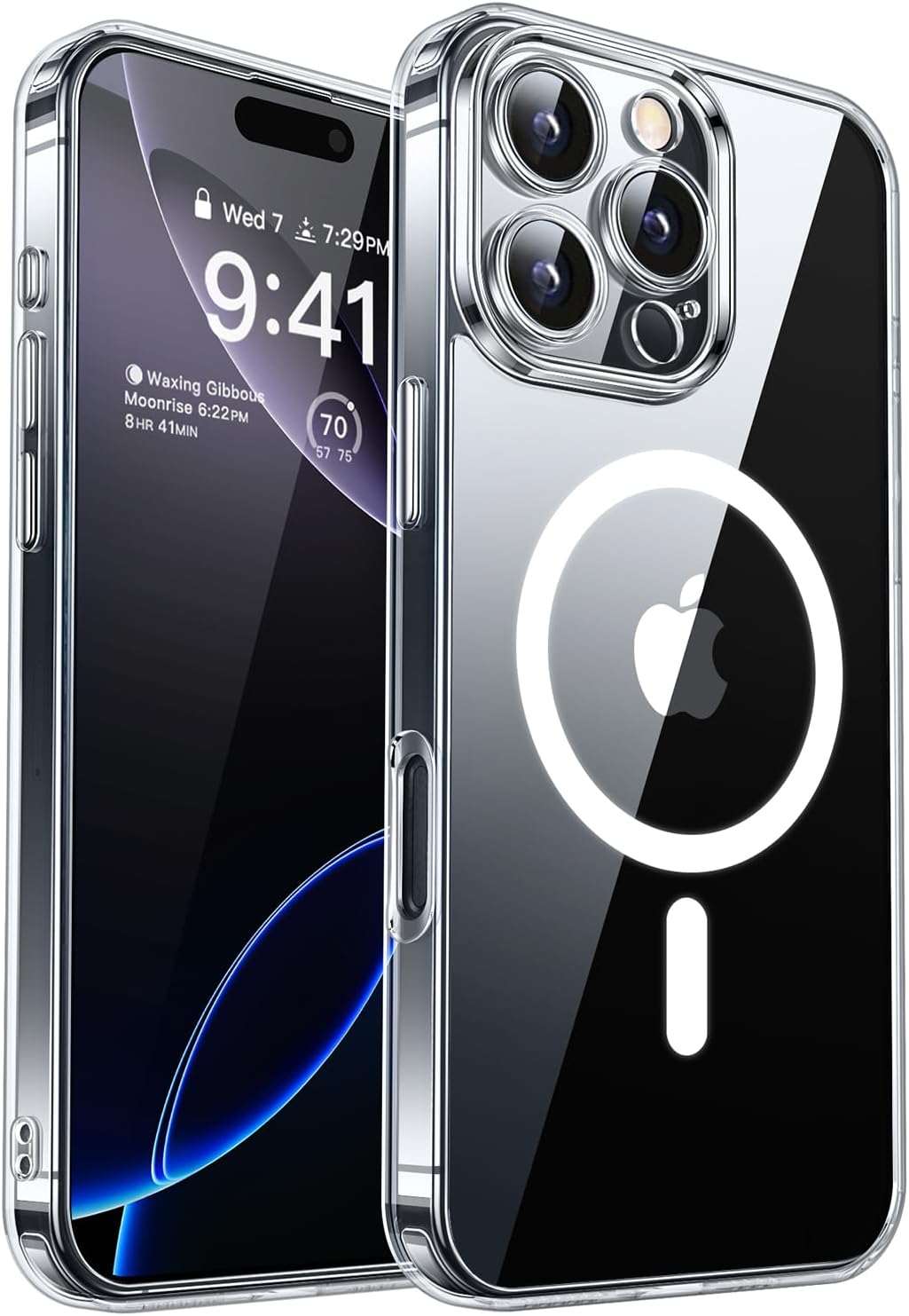 Thumbnail 6 de CANSHN Cover Magnetica per iPhone 16 Pro Max (6,9") con protezione fotocamera e retro opaco
