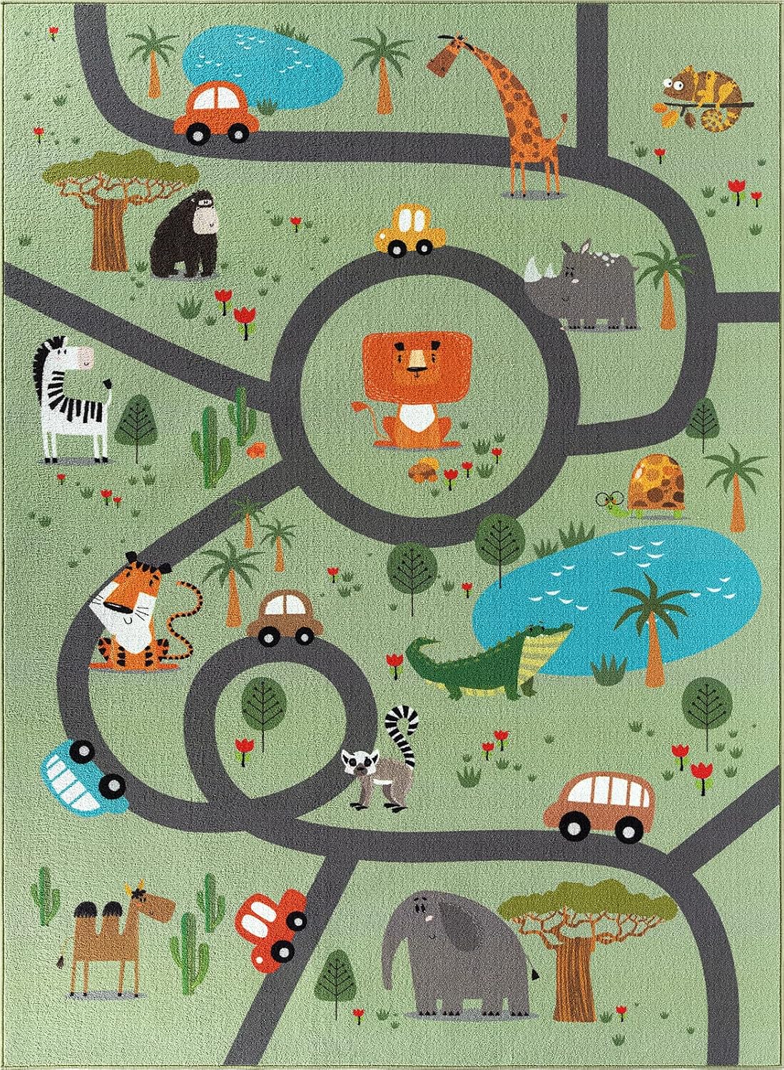Detalle 2 de the carpet Happy Life - Alfombra Infantil Lavable 🌟