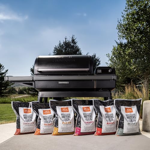 Detalle de Traeger Signature Blend 100% All-Natural Wood Pellets for Smokers and Pellet Grills (18 lb Bag)