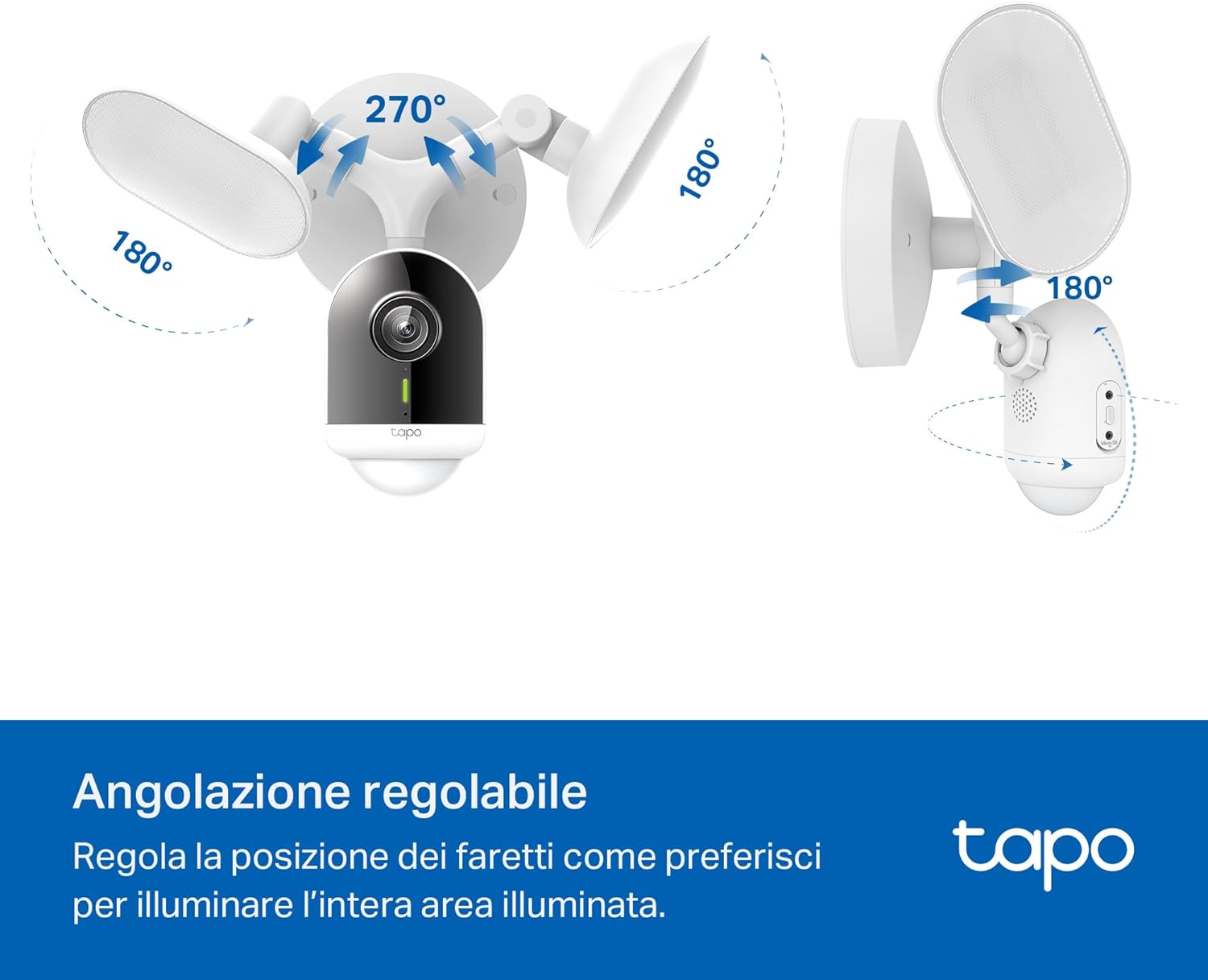 Thumbnail 6 de Tapo C720 Telecamera Wi‑Fi esterno 2K 4MP con visione a colori e proiettori 2.800 lumen