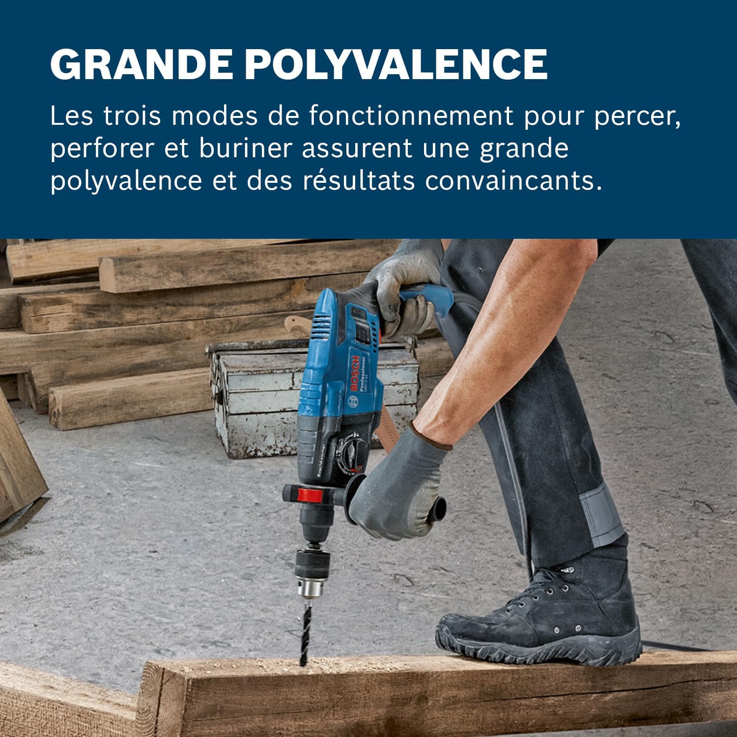 Thumbnail 3 de Bosch Professional GBH 2-21 perforateur 720 W 🔨