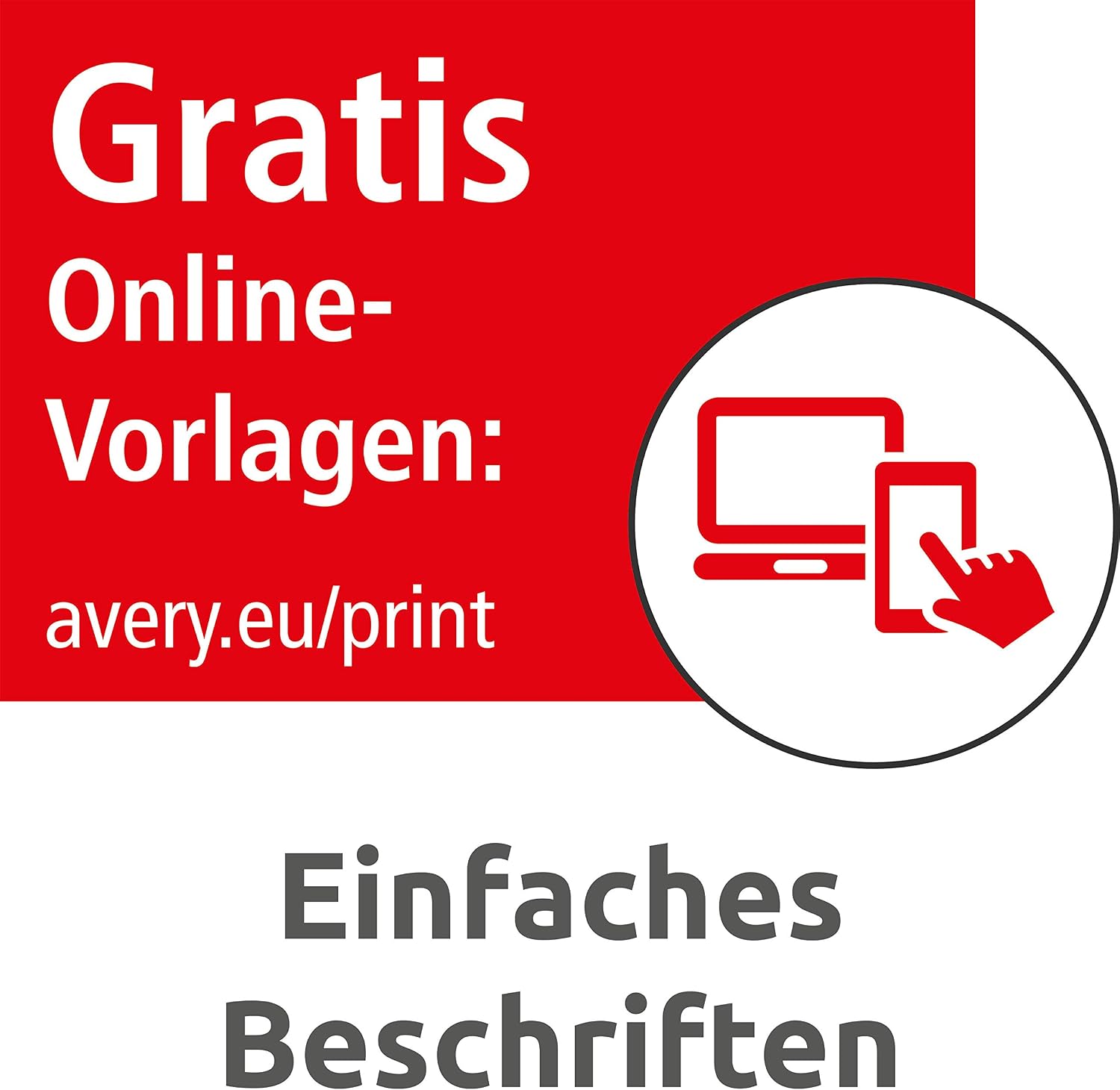 Detalle de AVERY Zweckform J4720-25 Adressetiketten (1.200 Stück, transparent, 45,7 × 21,2 mm auf A4)