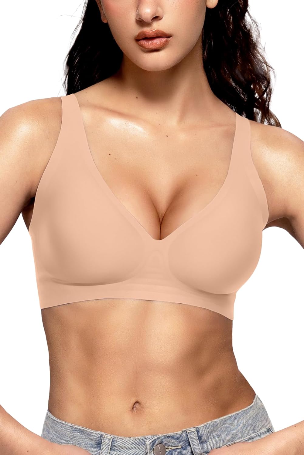 Detalle de Vertvie Jelly Wireless Bra for Women