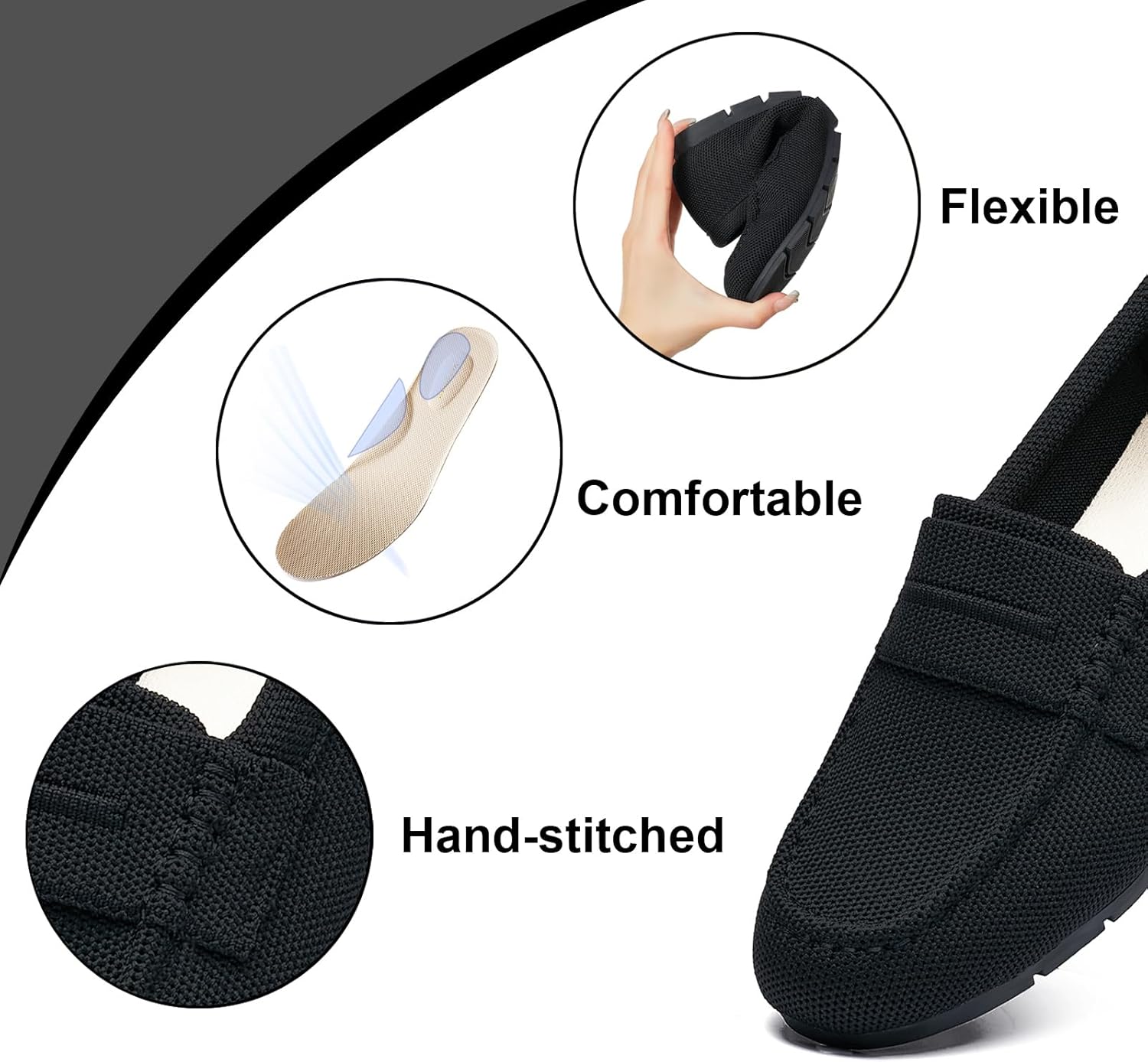 Thumbnail 2 de Vespiero Loafers Slip-On Work Flats for Women