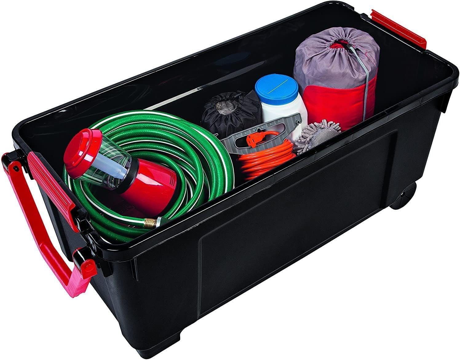 Thumbnail 2 de Scatola di immagazzinaggio Iris Ohyama SIA-1000 grande da 170 L con maniglia e ruote