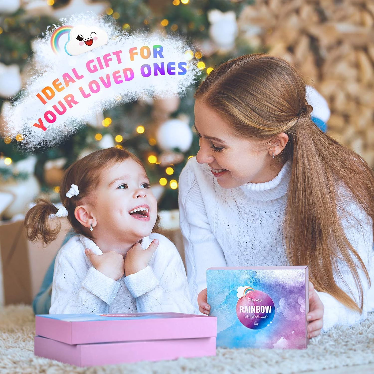Thumbnail 5 de Elfinbay Rainbow Cloud Bath Bomb Gift Set